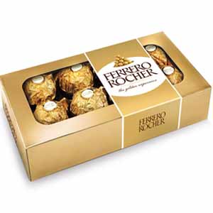 caja 8 chocolates ferrero