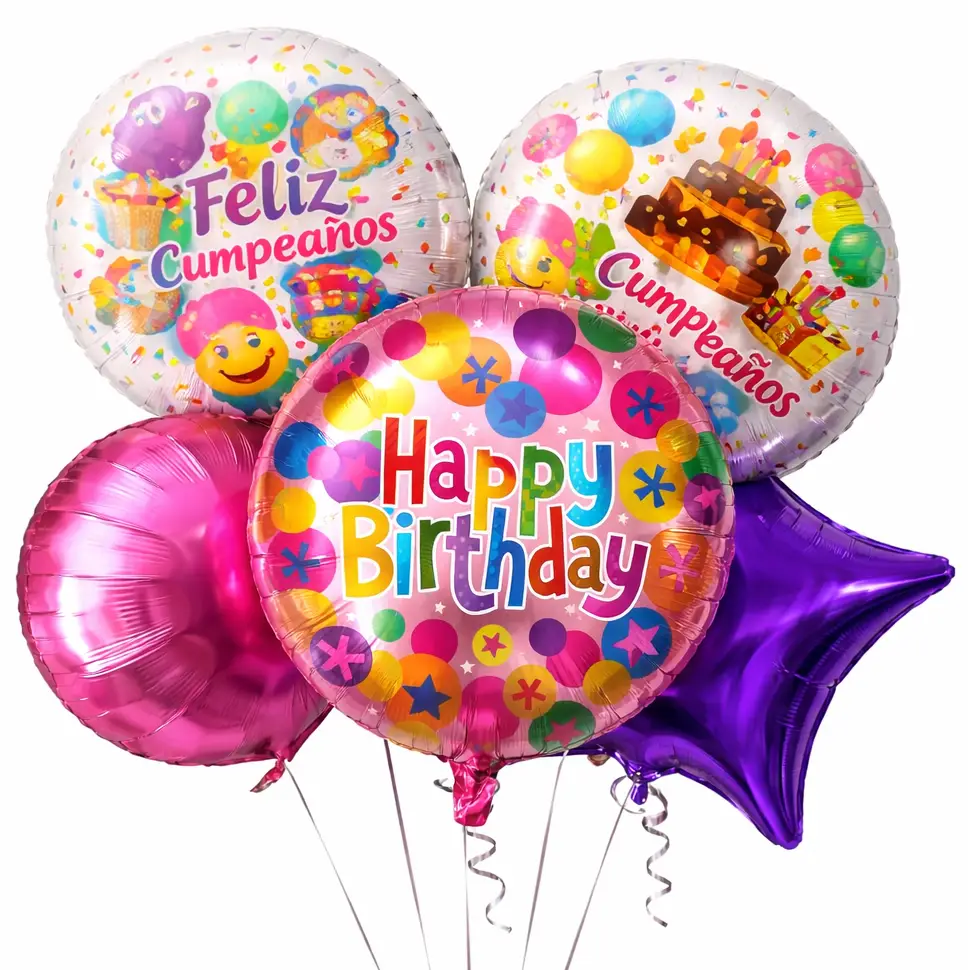 globos de 18 pulgadas para cumpleaños